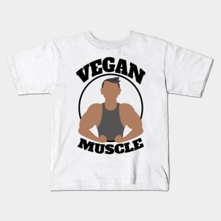 Vegan Muscle Vegan Lifestyle Kids T-Shirt